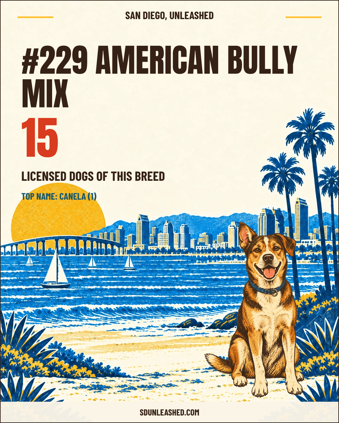 American Bully Mix share card