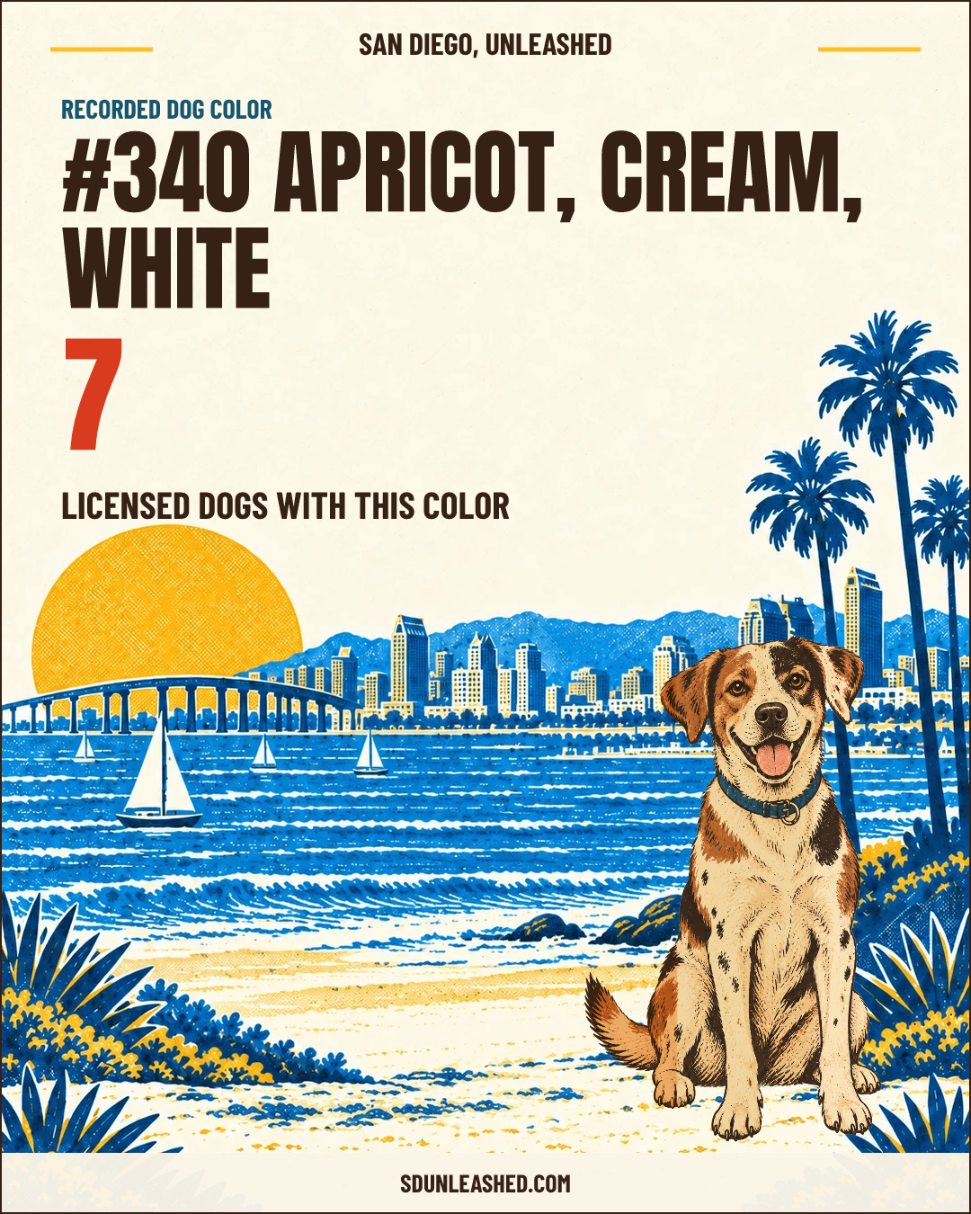 Apricot, Cream, White share card
