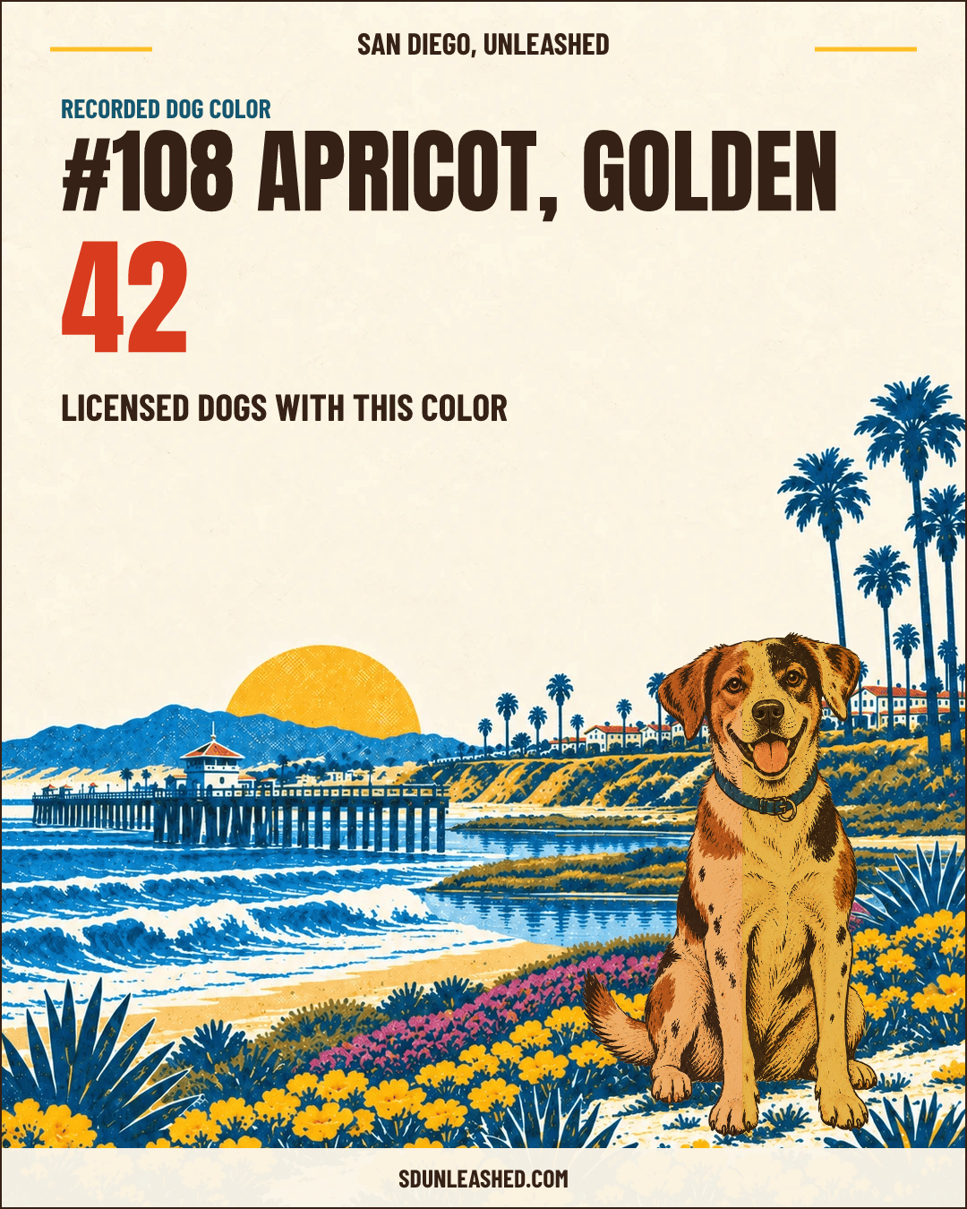 Apricot, Golden share card