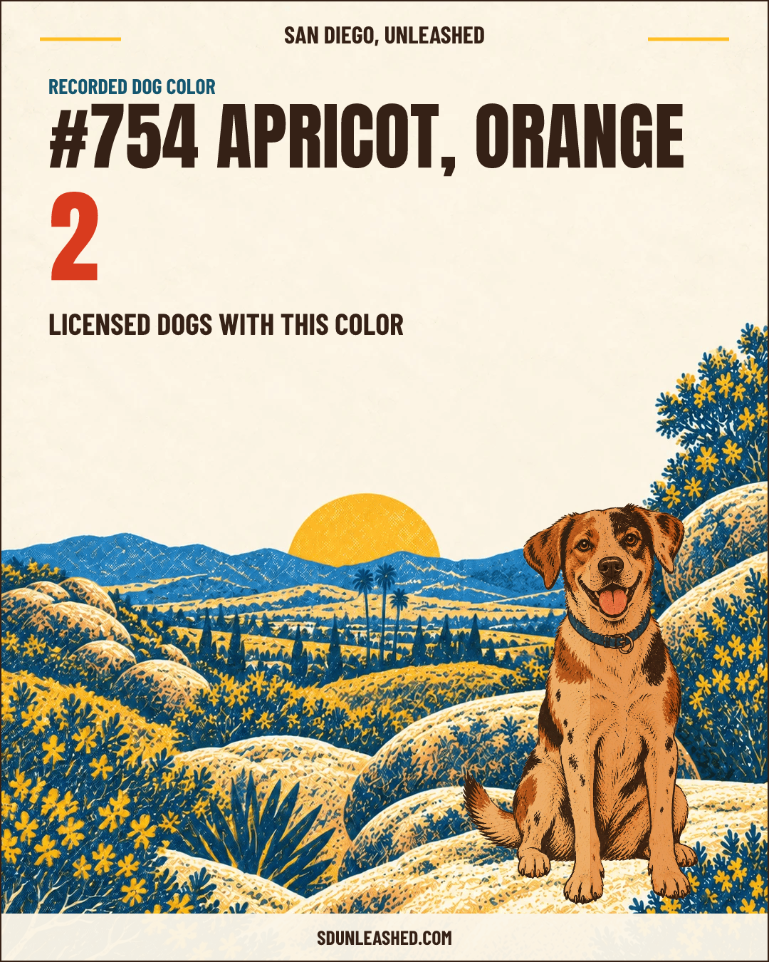 Apricot, Orange share card