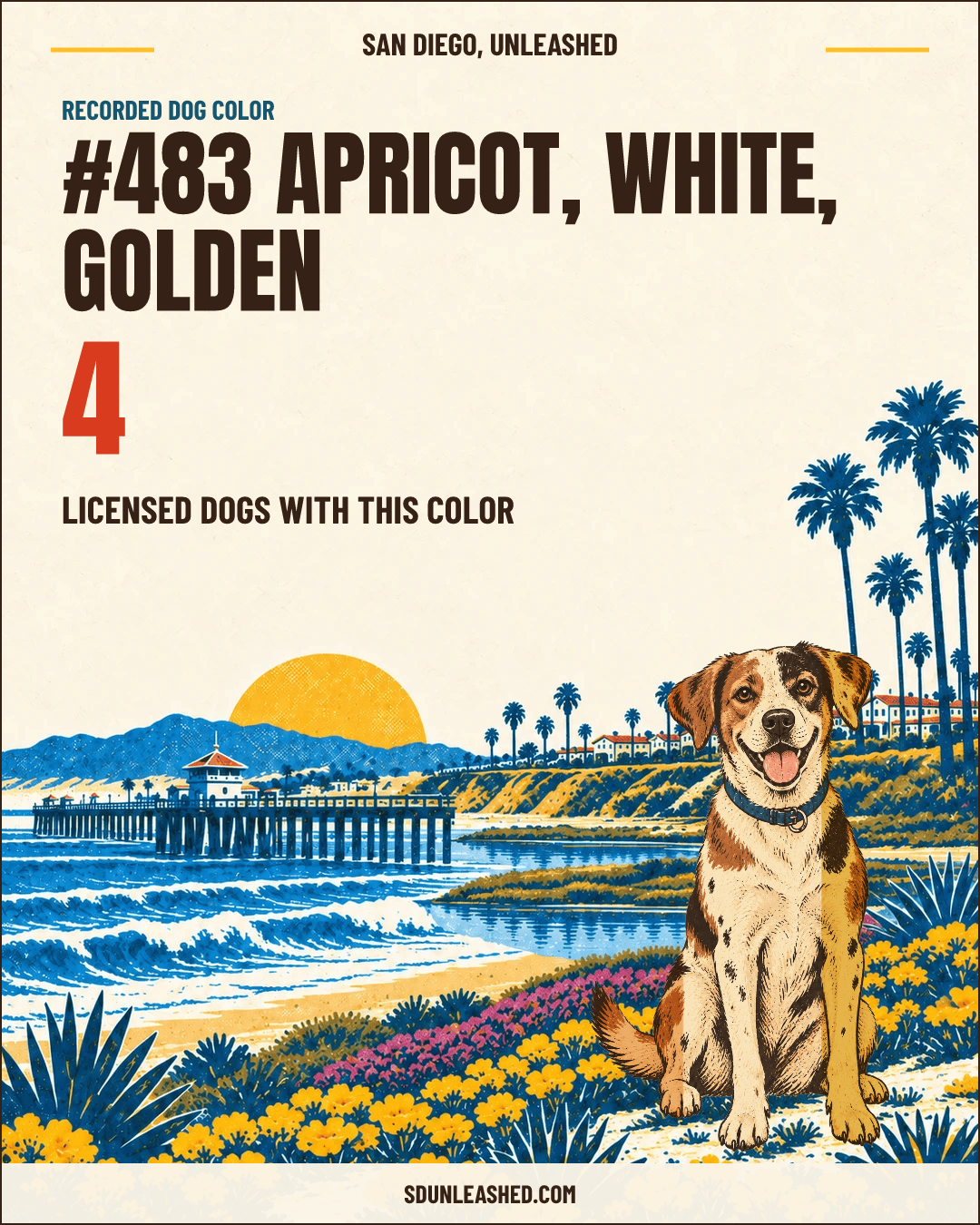 Apricot, White, Golden share card