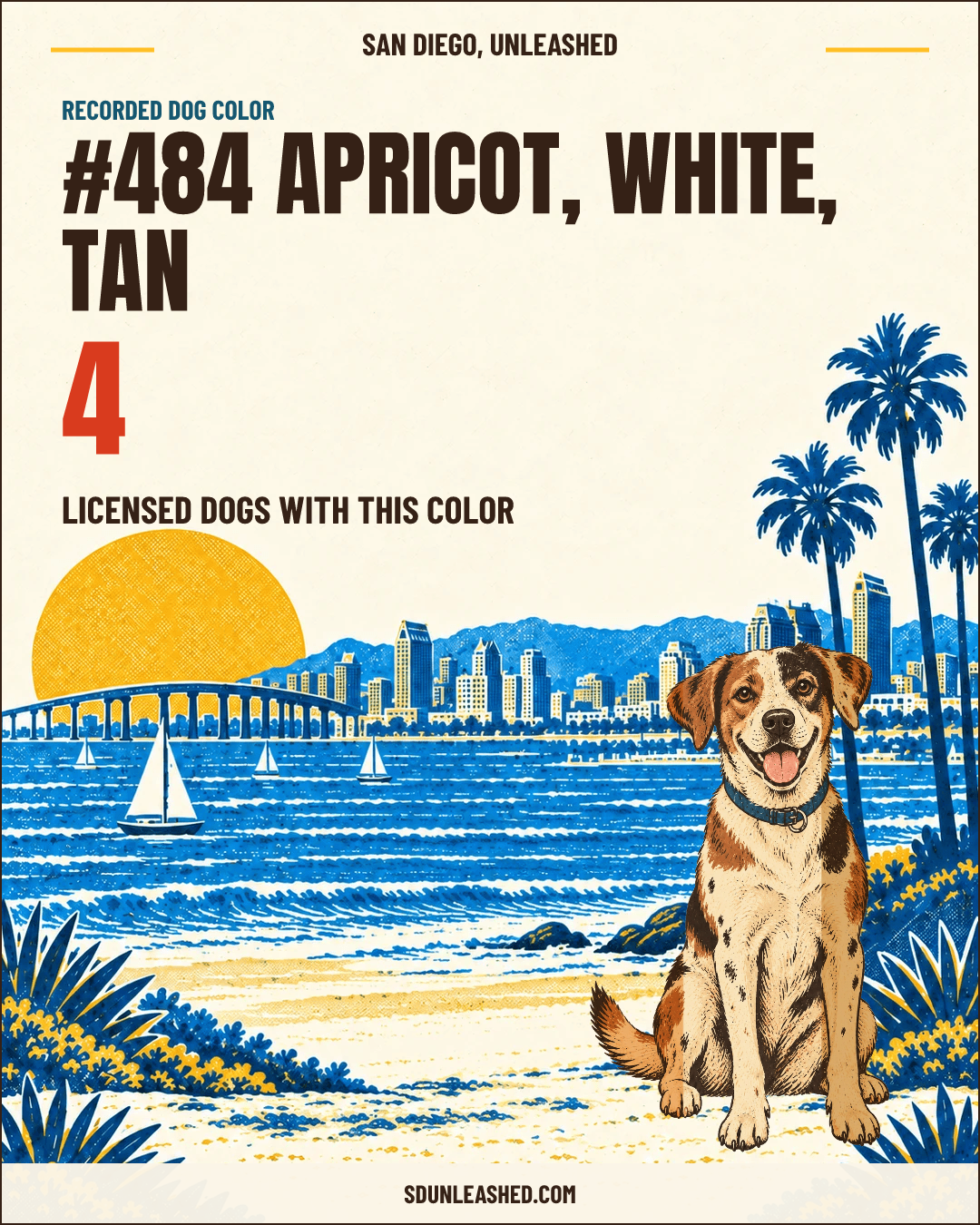 Apricot, White, Tan share card