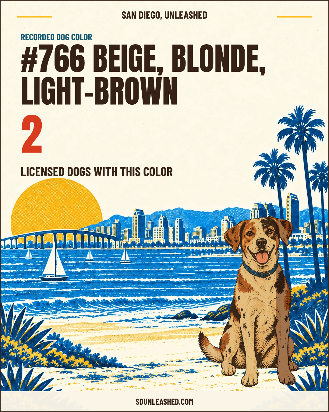 Beige, Blonde, Light-brown share card