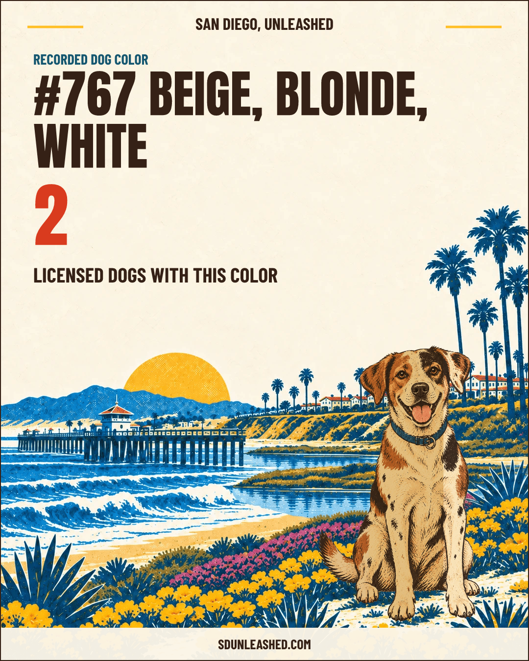 Beige, Blonde, White share card