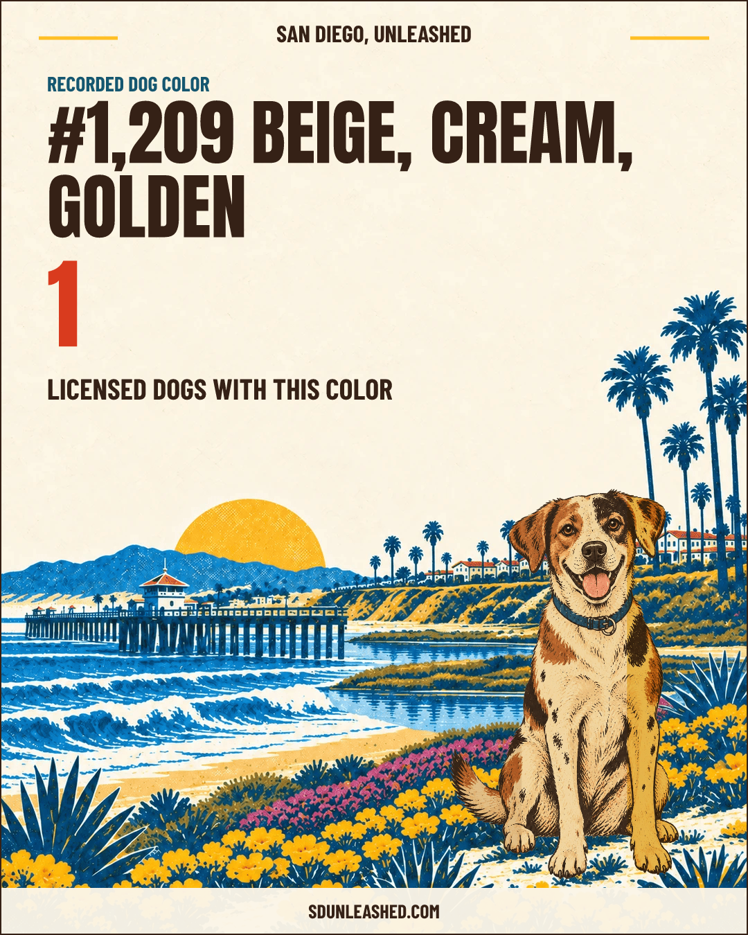 Beige, Cream, Golden share card