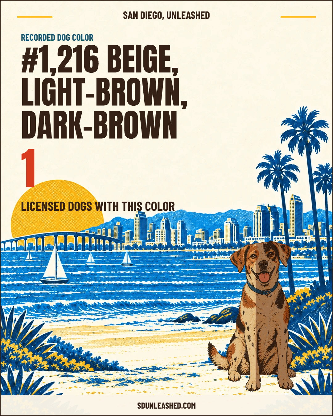 Beige, Light-brown, Dark-brown share card