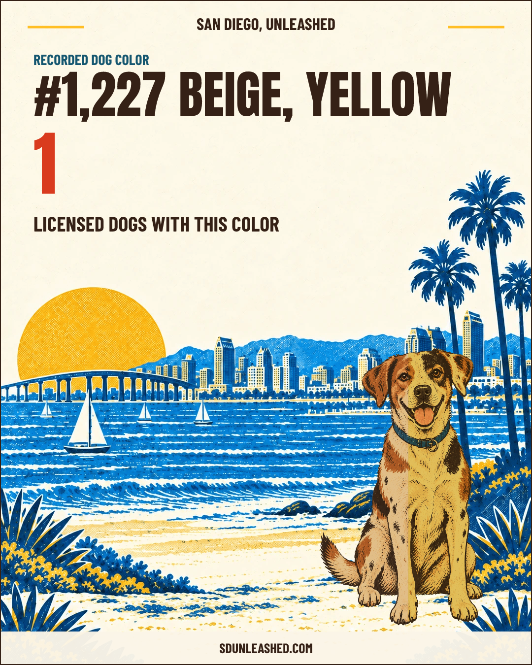 Beige, Yellow share card
