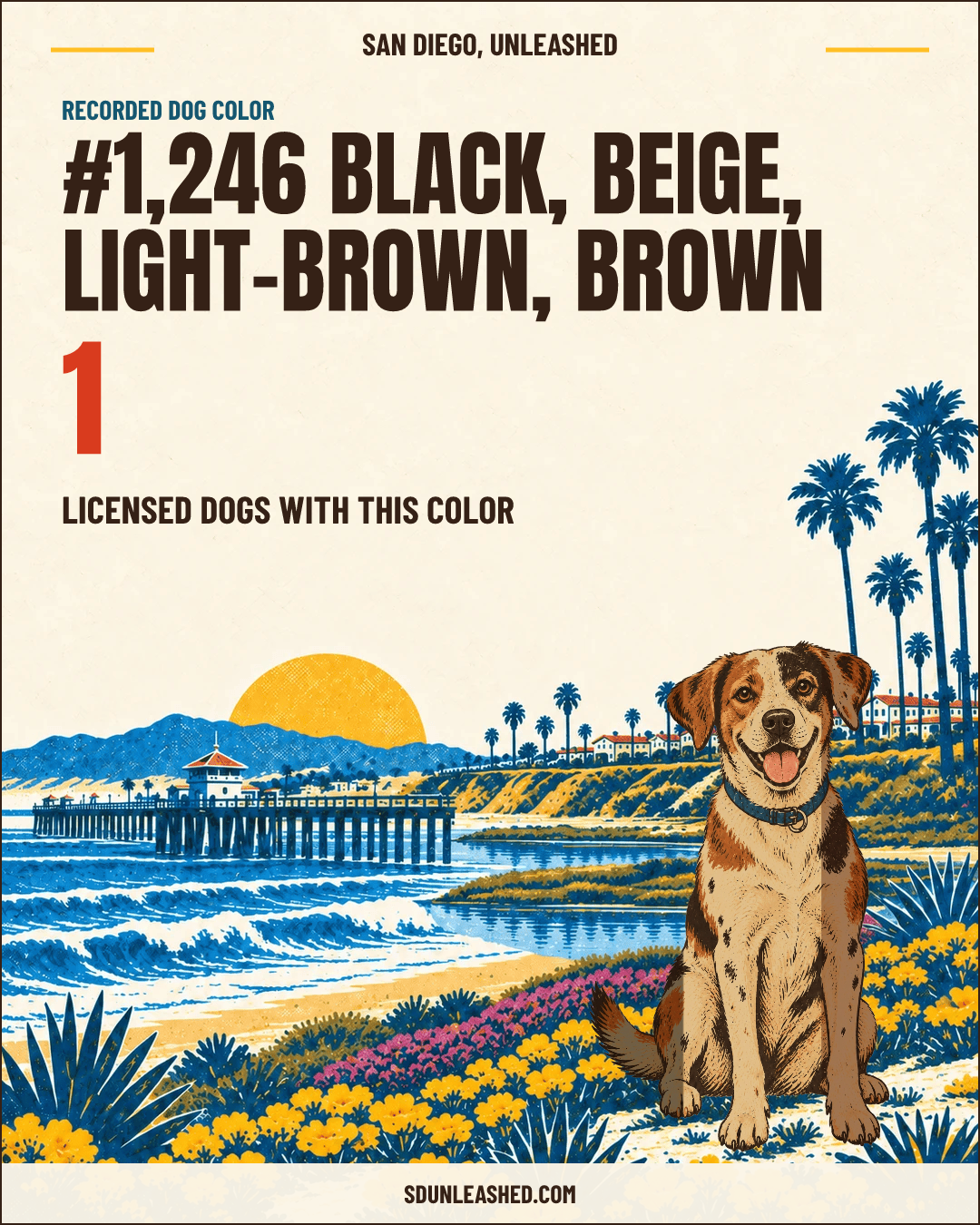 Black, Beige, Light-brown, Brown share card