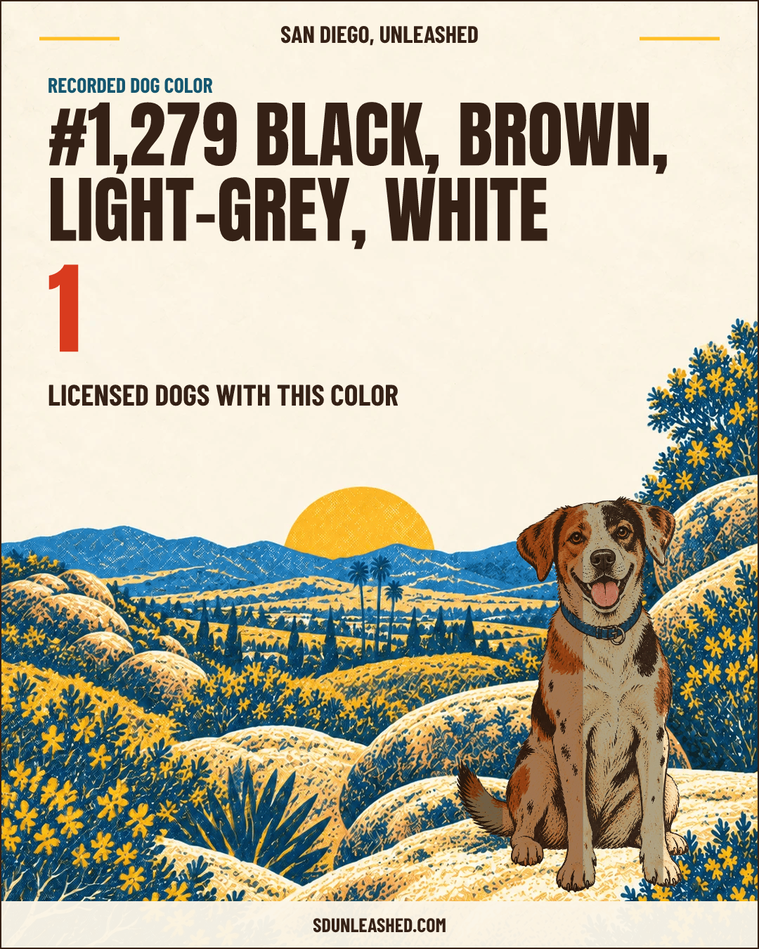 Black, Brown, Light-grey, White share card