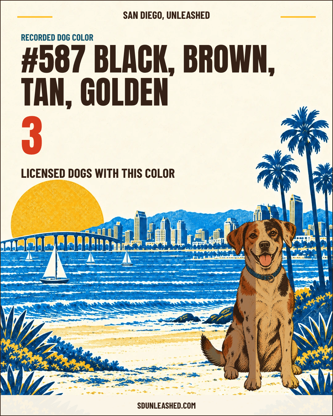 Black, Brown, Tan, Golden share card