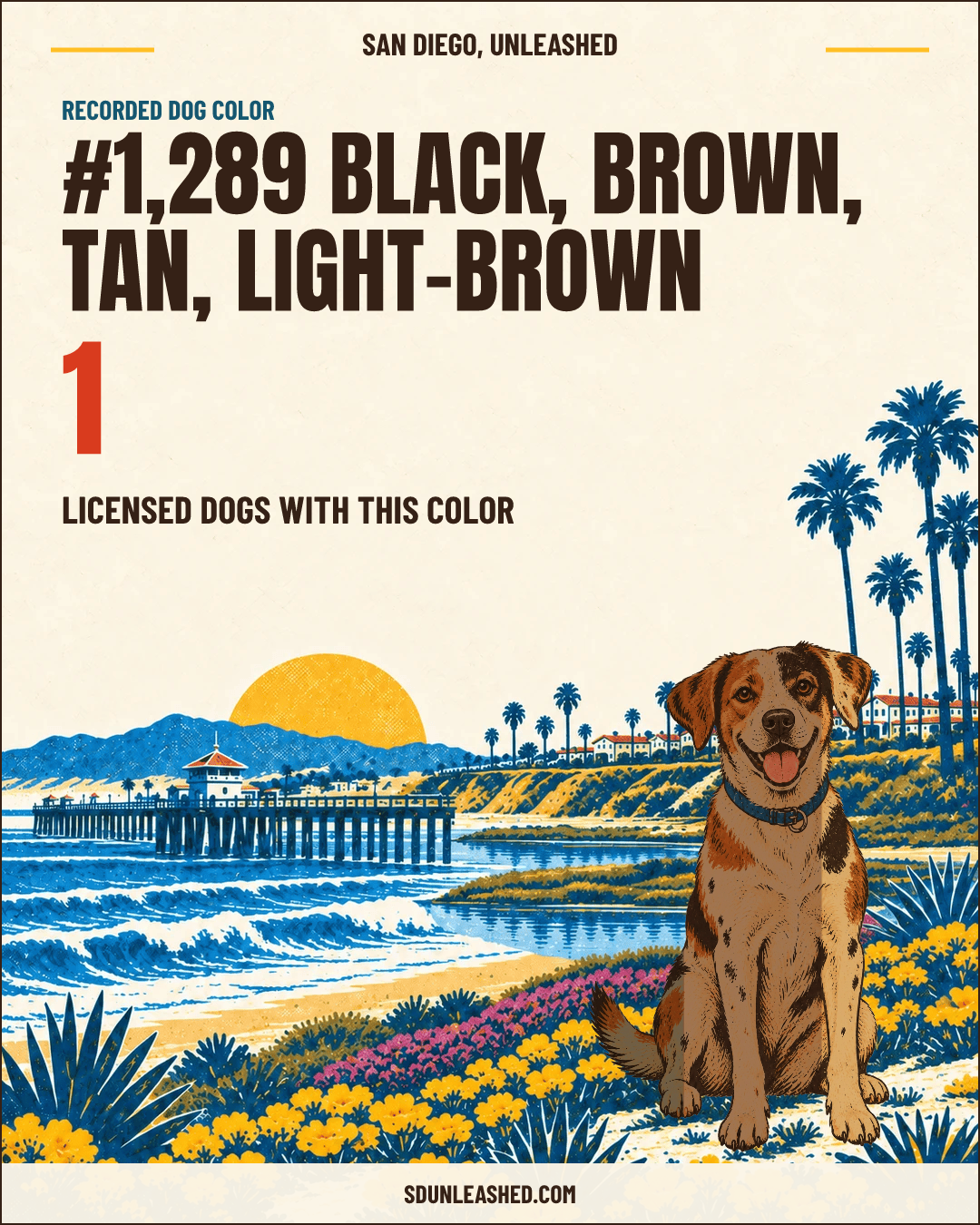 Black, Brown, Tan, Light-brown share card