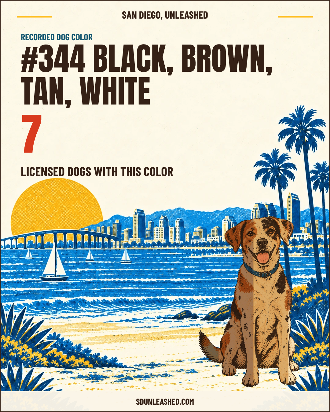 Black, Brown, Tan, White share card