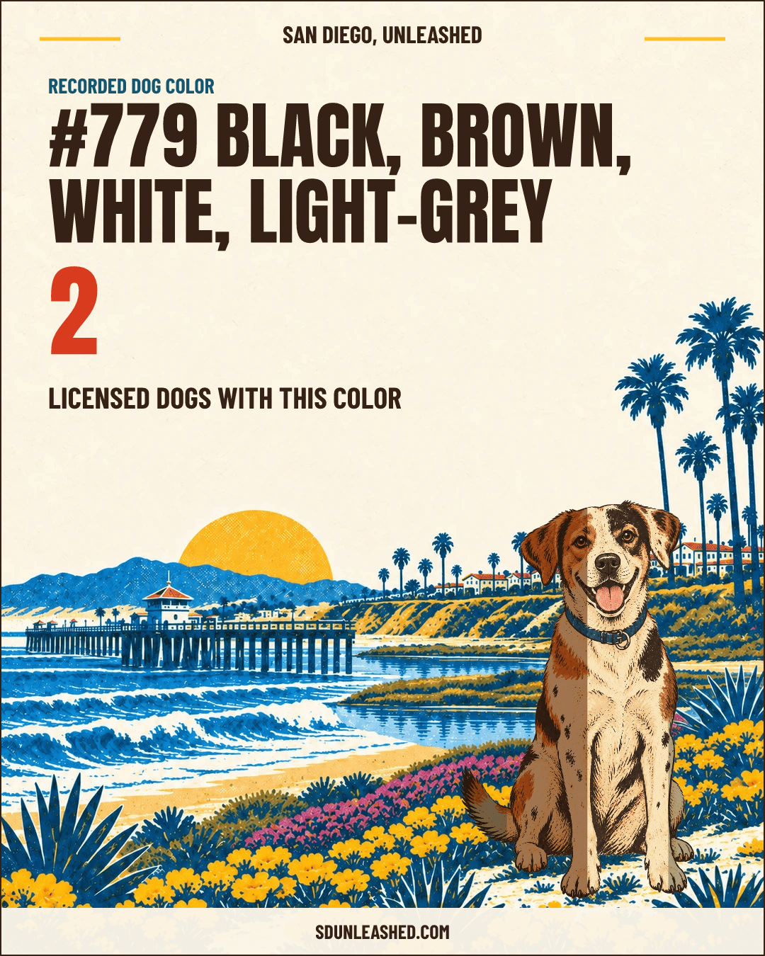 Black, Brown, White, Light-grey share card