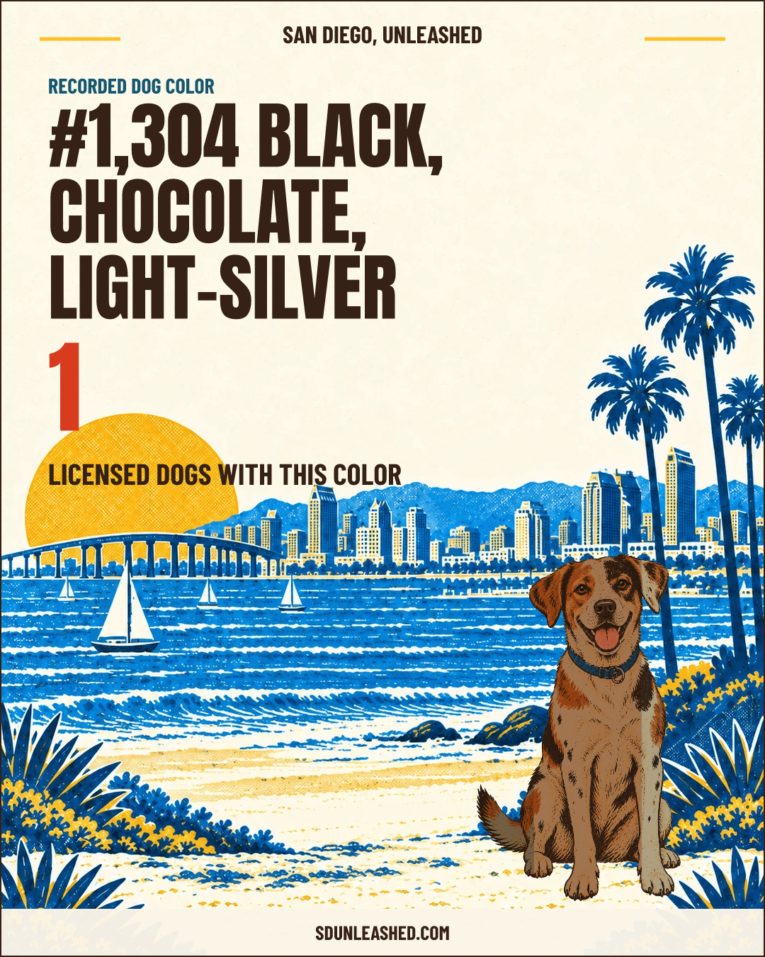 Black, Chocolate, Light-silver share card