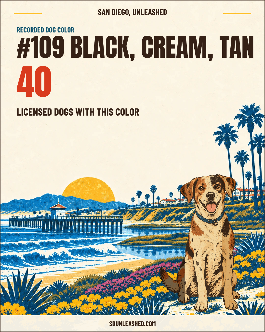 Black, Cream, Tan share card