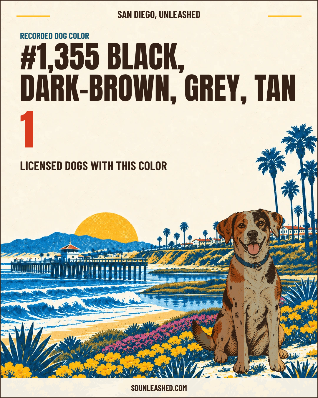 Black, Dark-brown, Grey, Tan share card