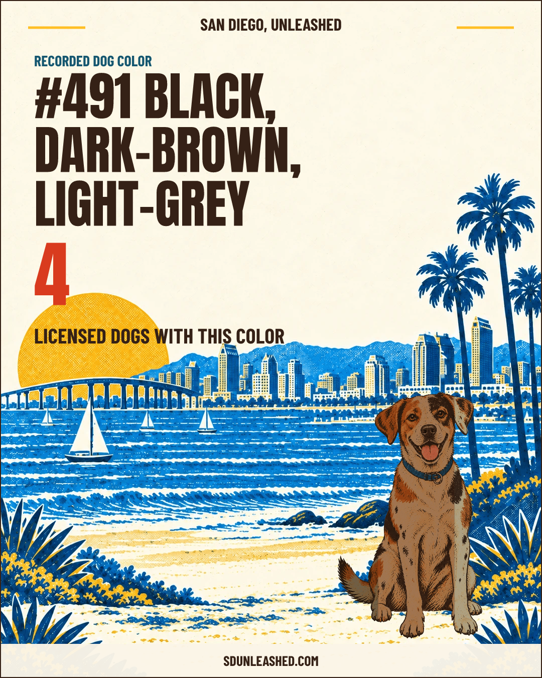 Black, Dark-brown, Light-grey share card