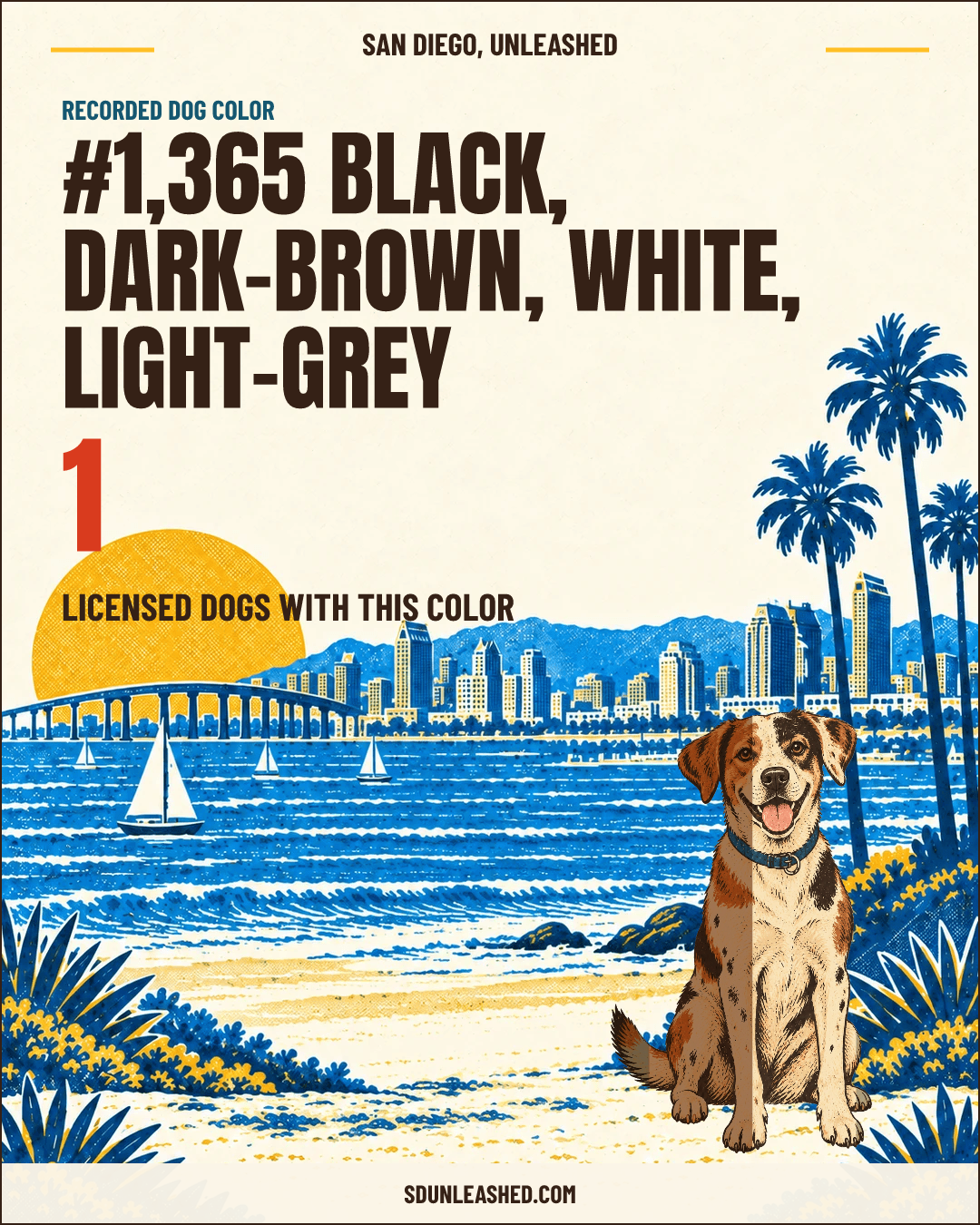 Black, Dark-brown, White, Light-grey share card
