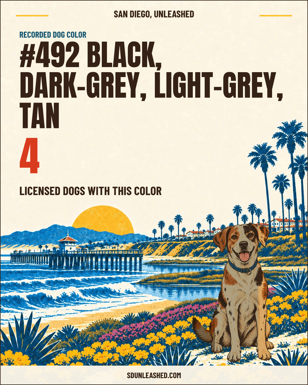 Black, Dark-grey, Light-grey, Tan share card