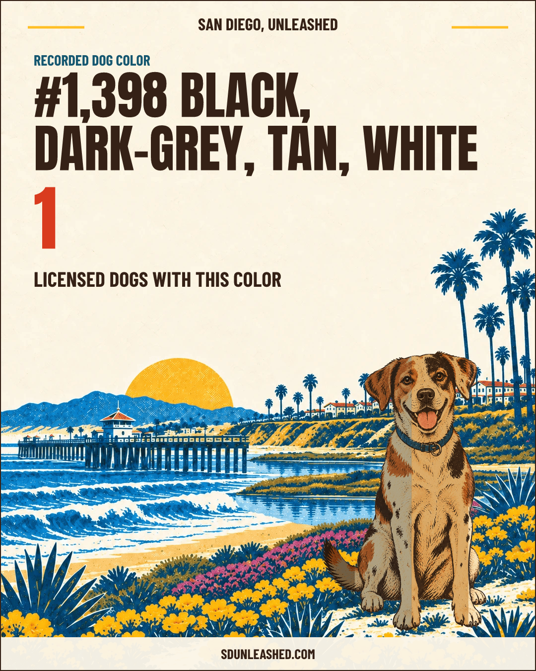 Black, Dark-grey, Tan, White share card