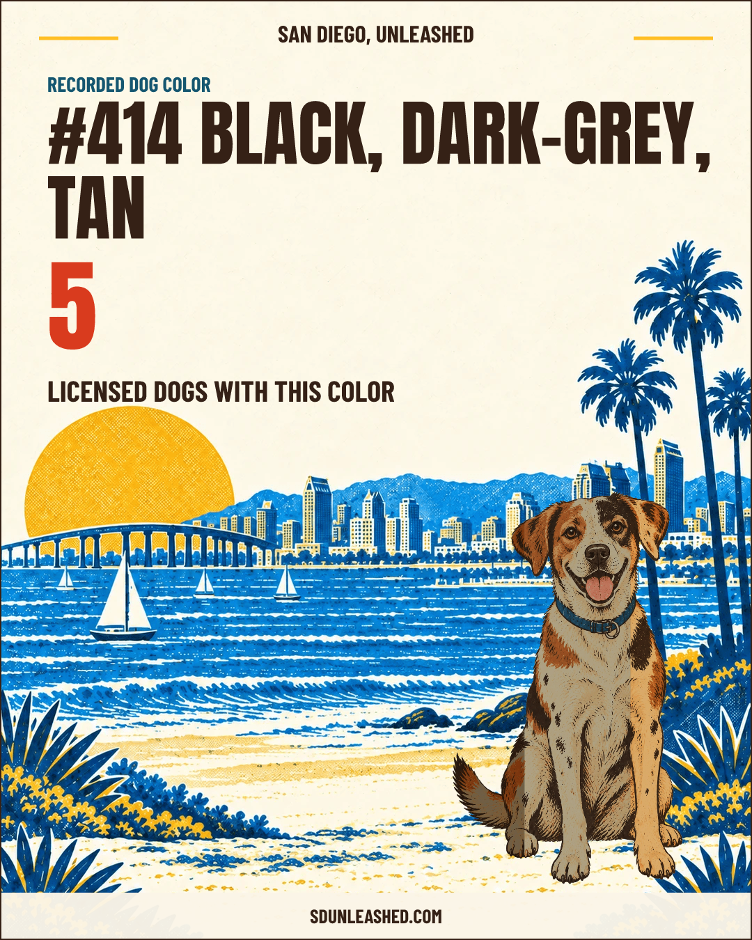 Black, Dark-grey, Tan share card