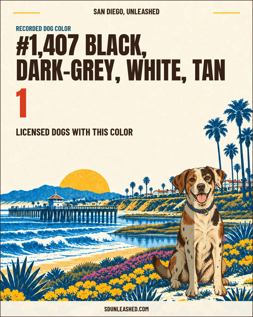 Black, Dark-grey, White, Tan share card