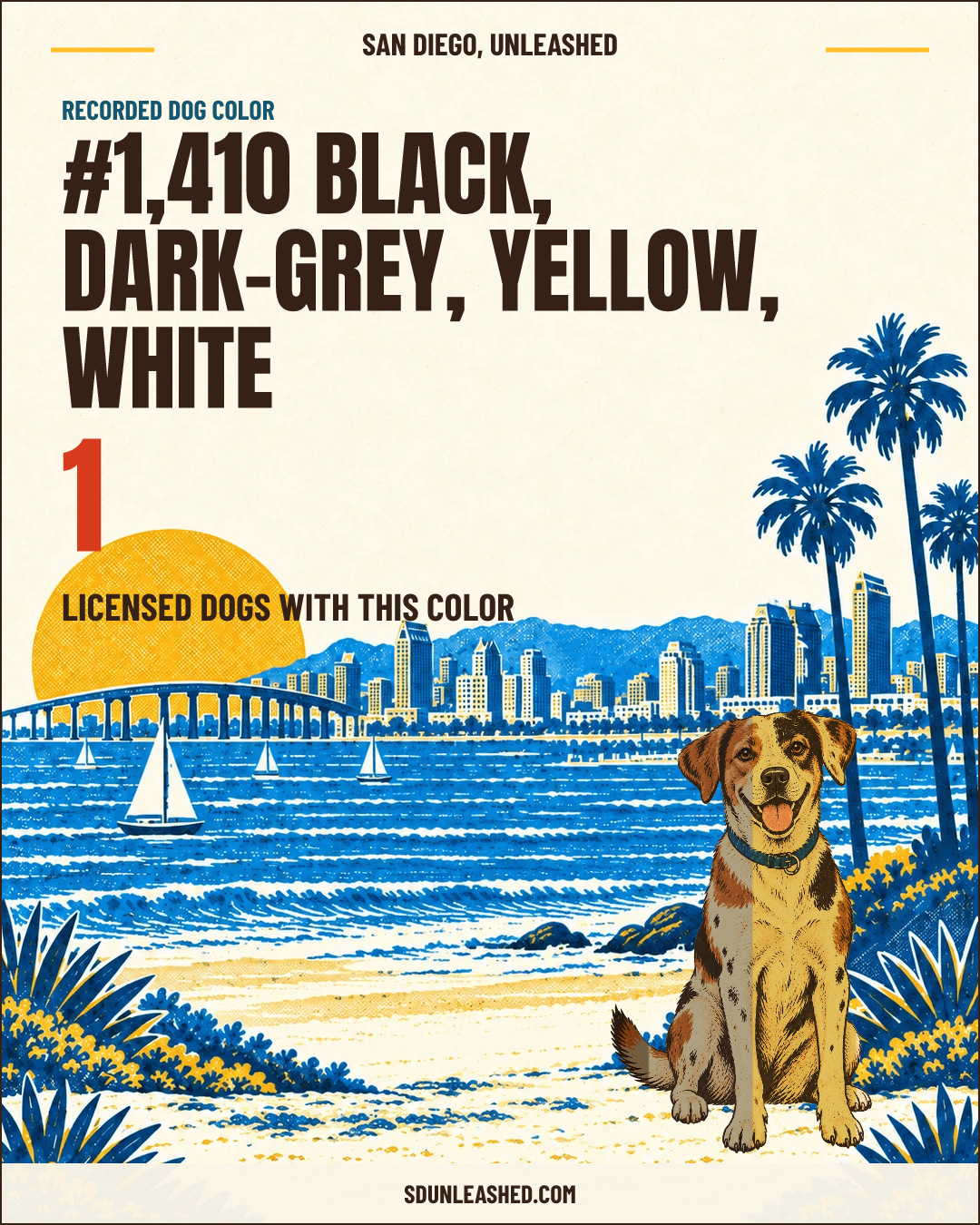 Black, Dark-grey, Yellow, White share card