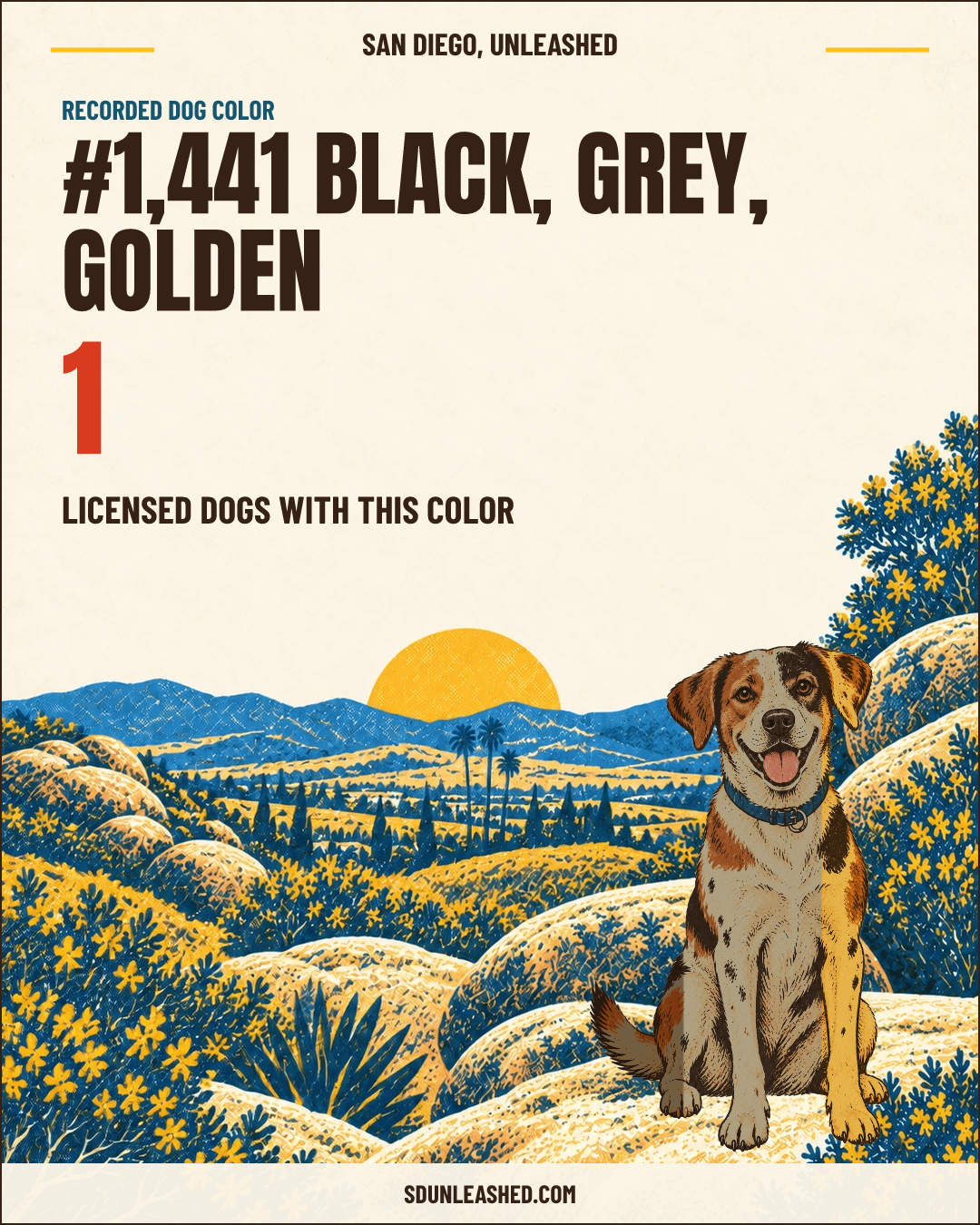 Black, Grey, Golden share card