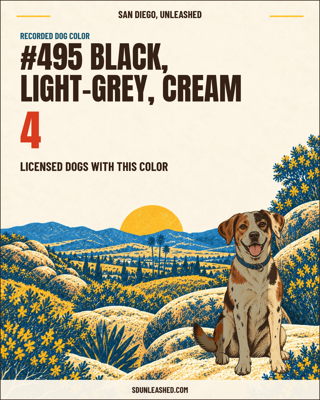 Black, Light-grey, Cream share card
