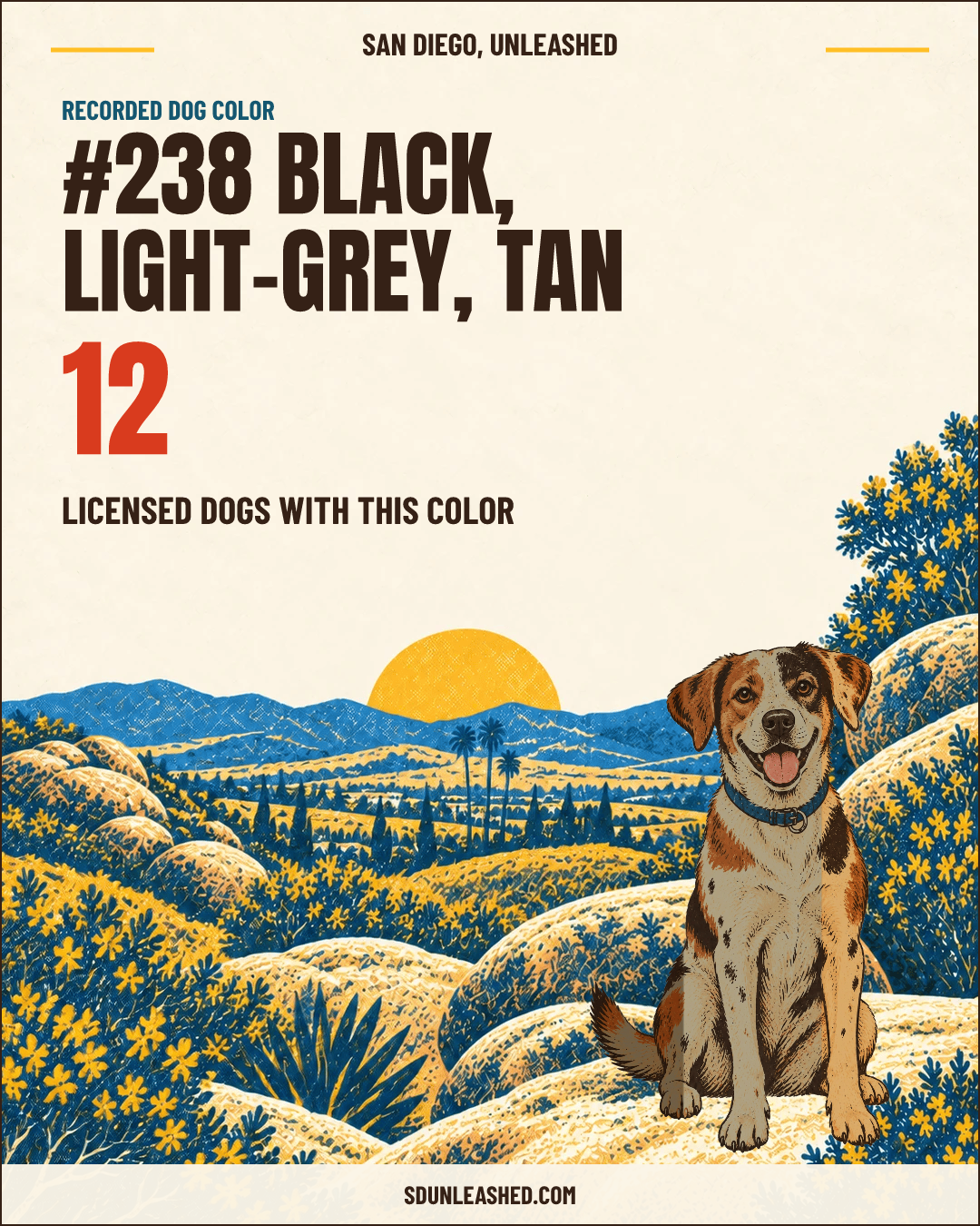 Black, Light-grey, Tan share card