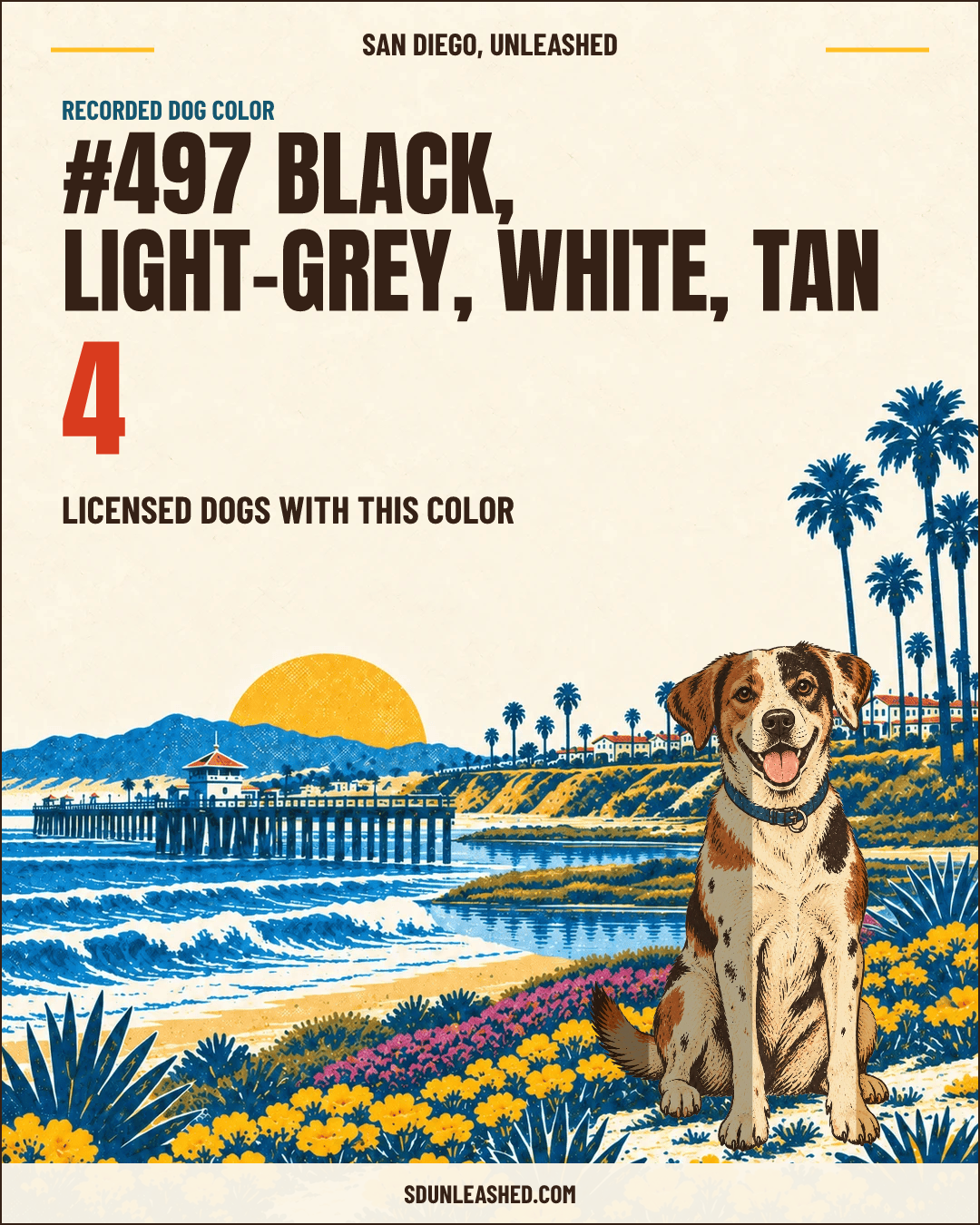 Black, Light-grey, White, Tan share card