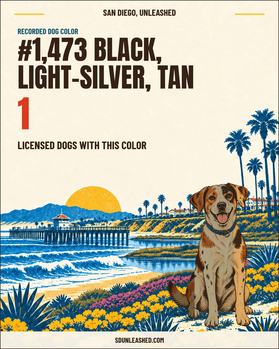 Black, Light-silver, Tan share card