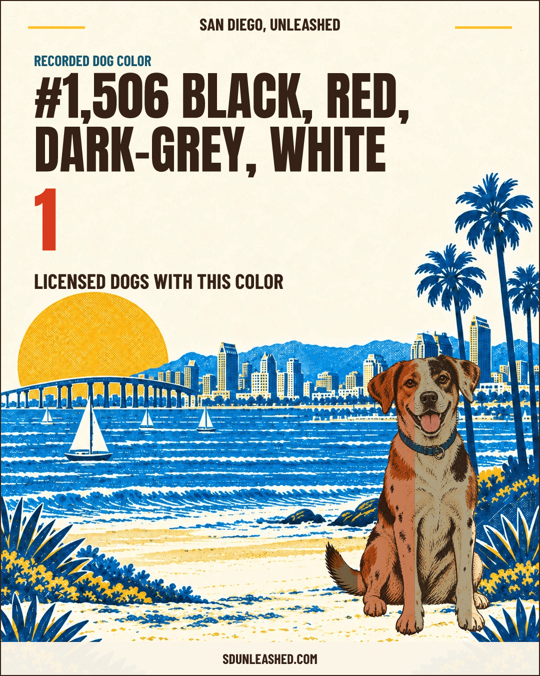 Black, Red, Dark-grey, White share card