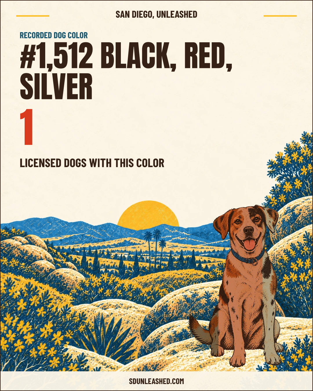 Black, Red, Silver share card