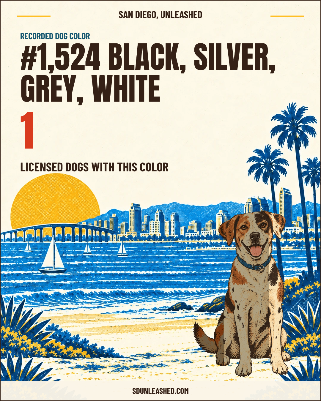 Black, Silver, Grey, White share card