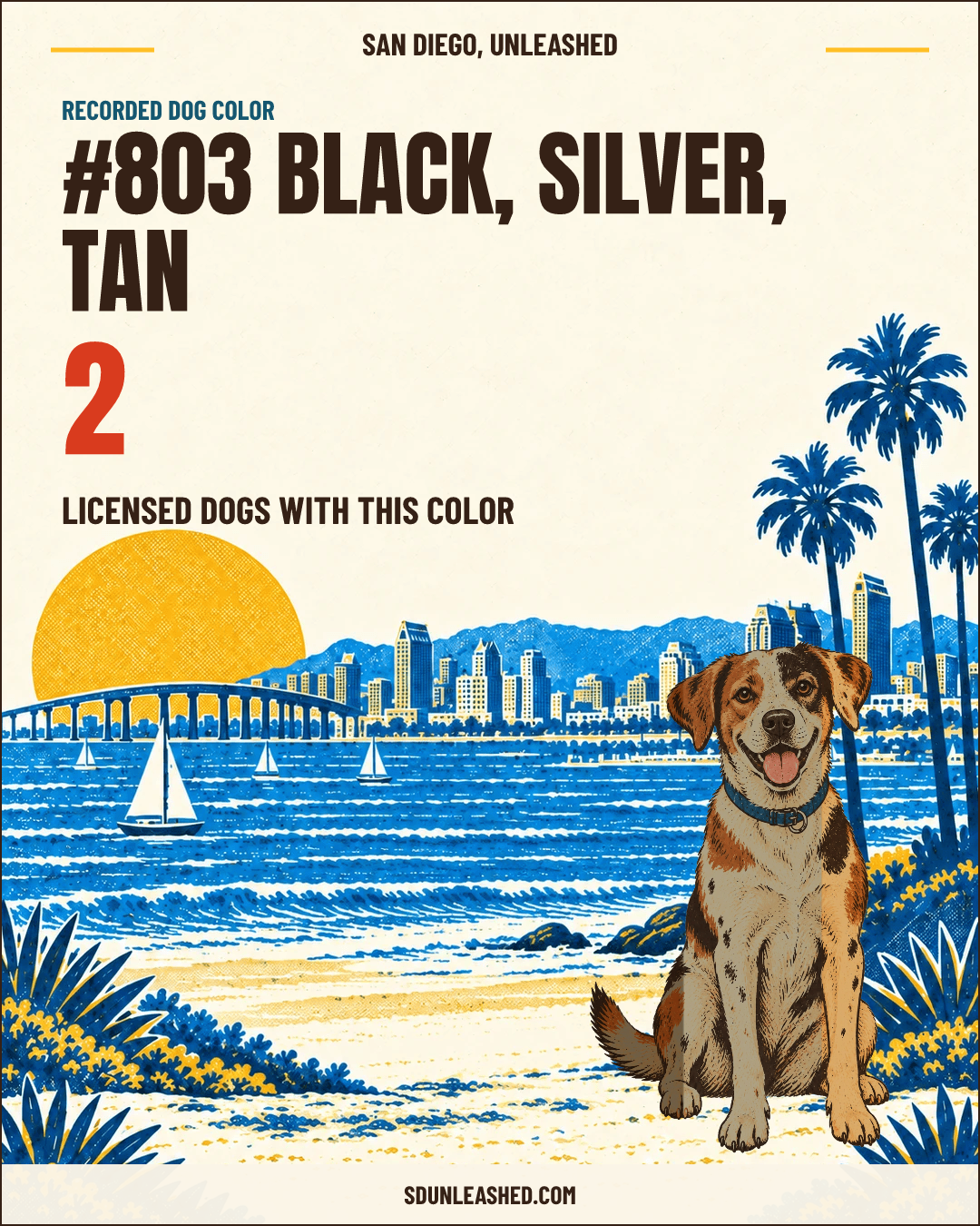 Black, Silver, Tan share card