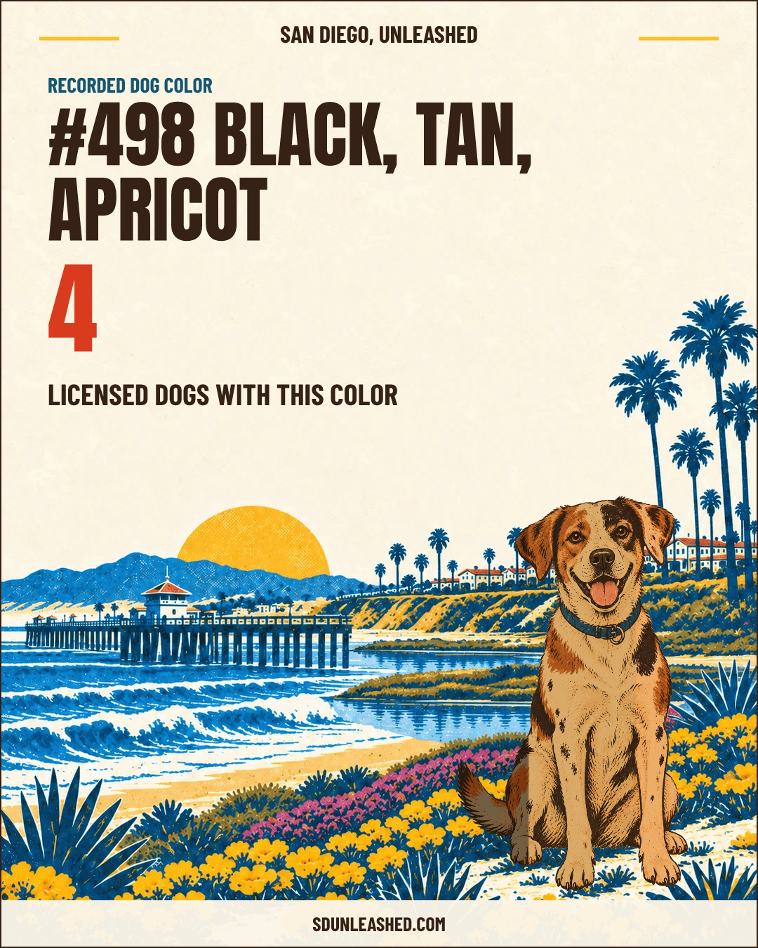 Black, Tan, Apricot share card