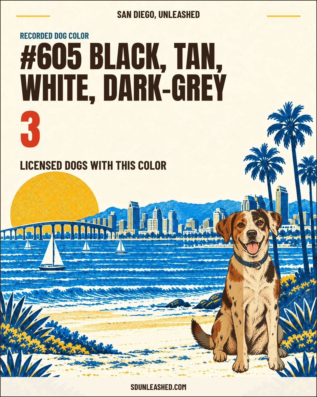 Black, Tan, White, Dark-grey share card