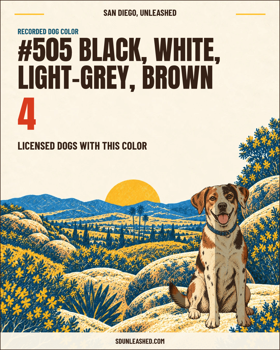 Black, White, Light-grey, Brown share card