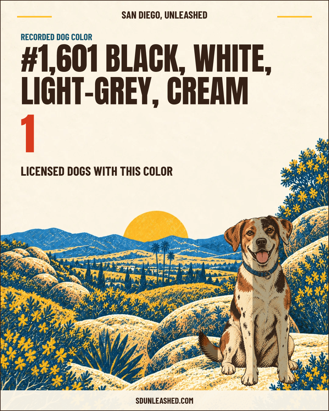 Black, White, Light-grey, Cream share card