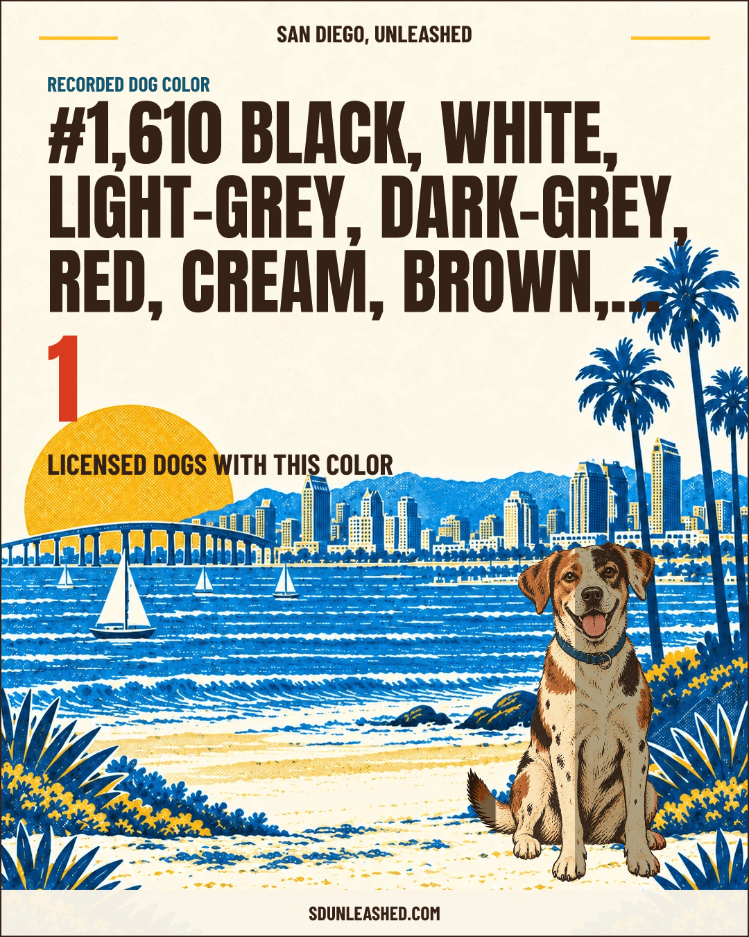 Black, White, Light-grey, Dark-grey, Red, Cream, Brown, Dark-brown, Tan, Apricot, Orange, Golden share card