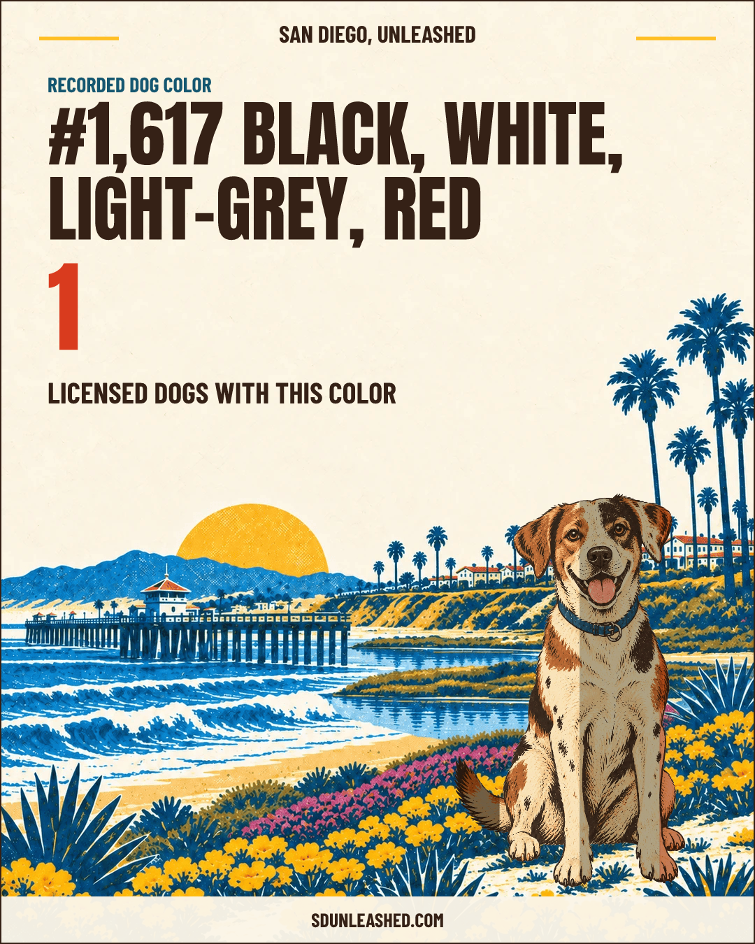 Black, White, Light-grey, Red share card