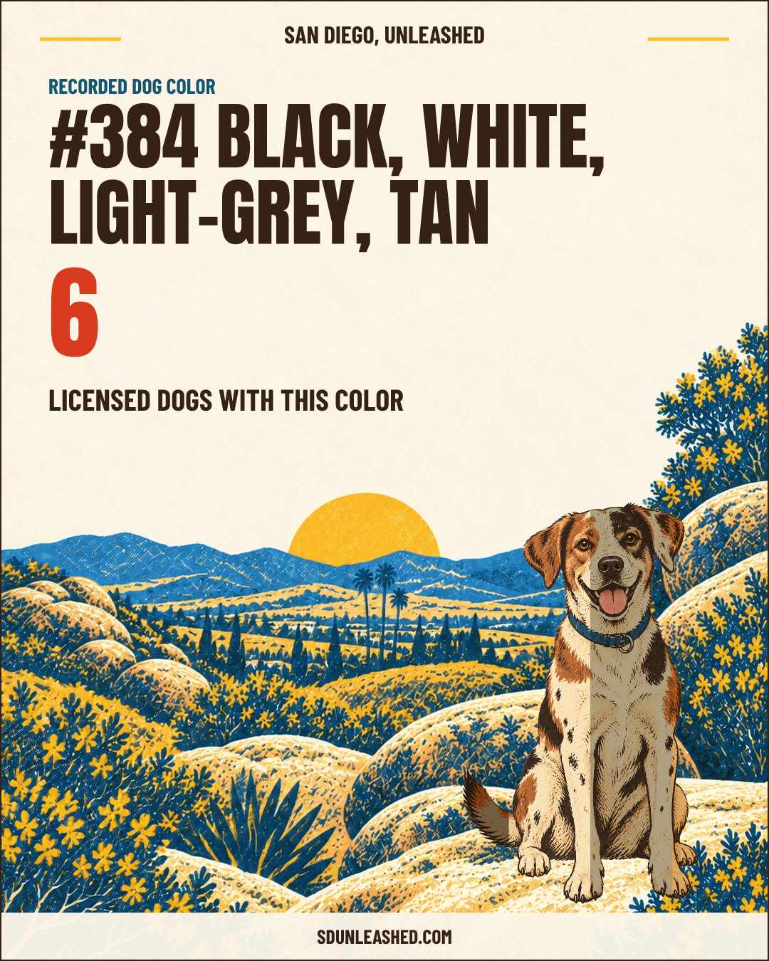 Black, White, Light-grey, Tan share card
