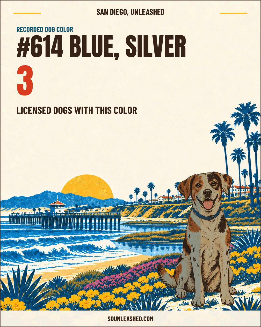 Blue, Silver share card