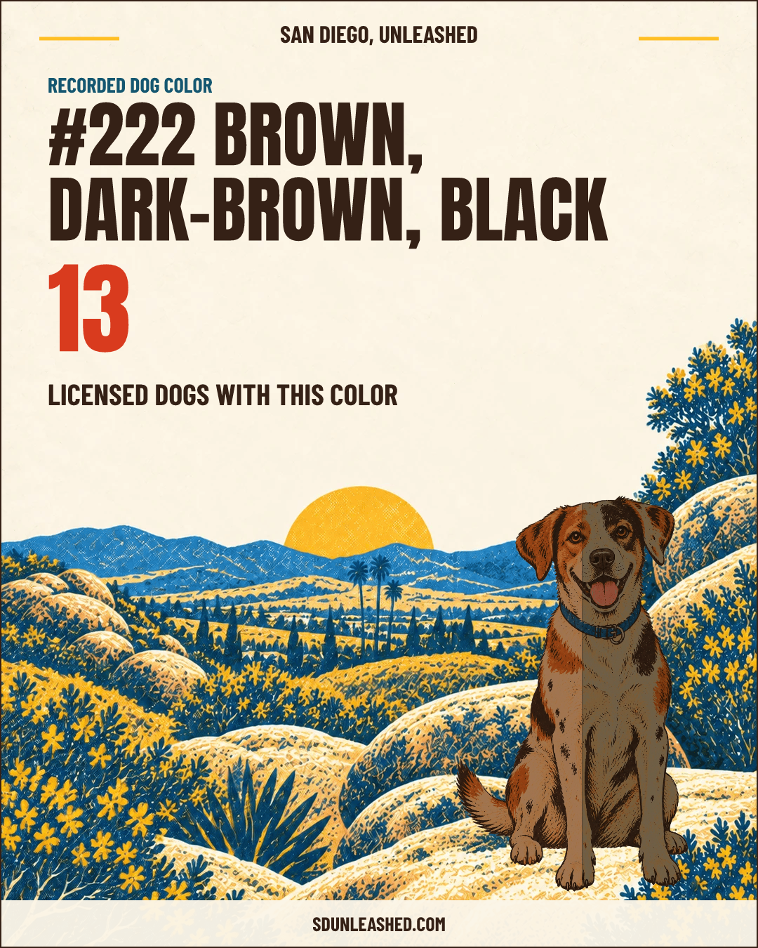 Brown, Dark-brown, Black share card