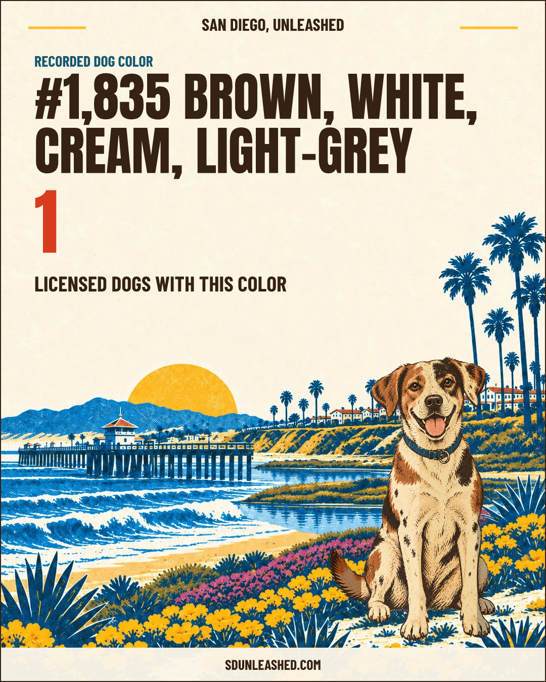 Brown, White, Cream, Light-grey share card