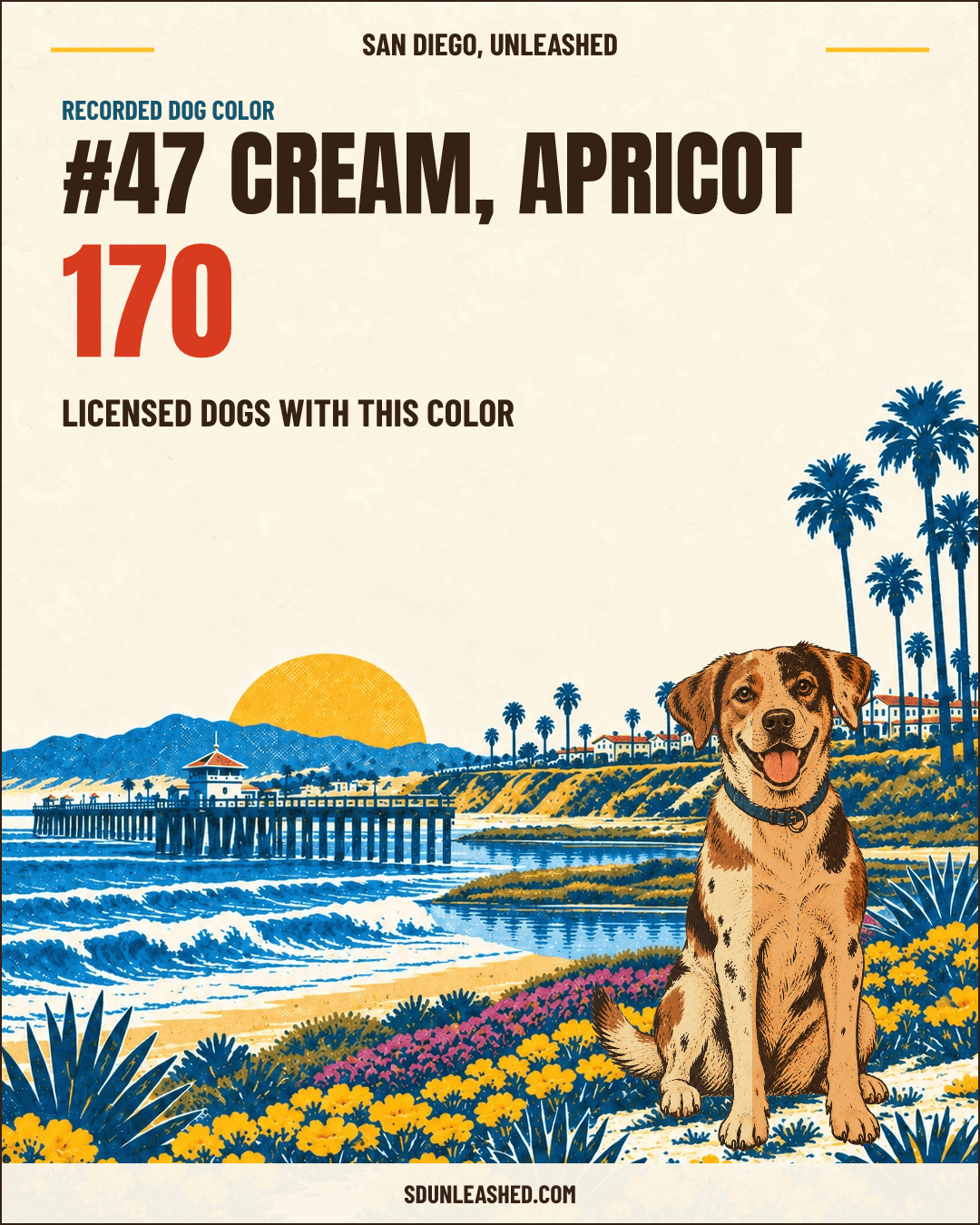 Cream, Apricot share card