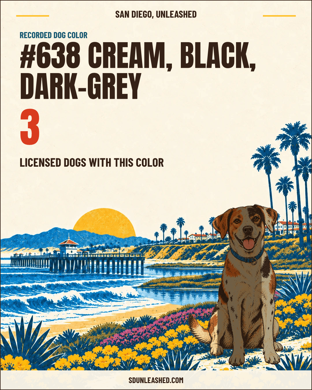 Cream, Black, Dark-grey share card
