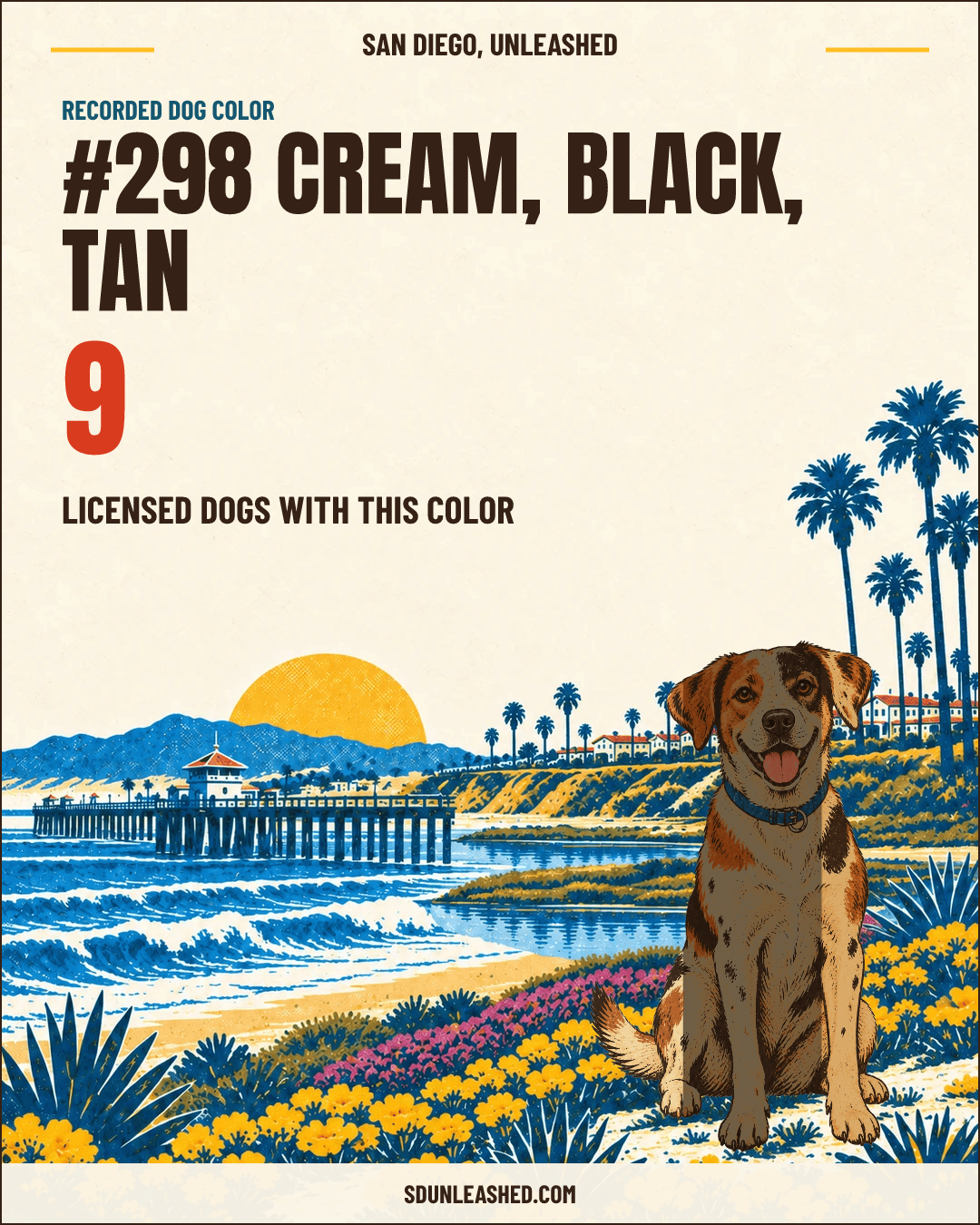 Cream, Black, Tan share card
