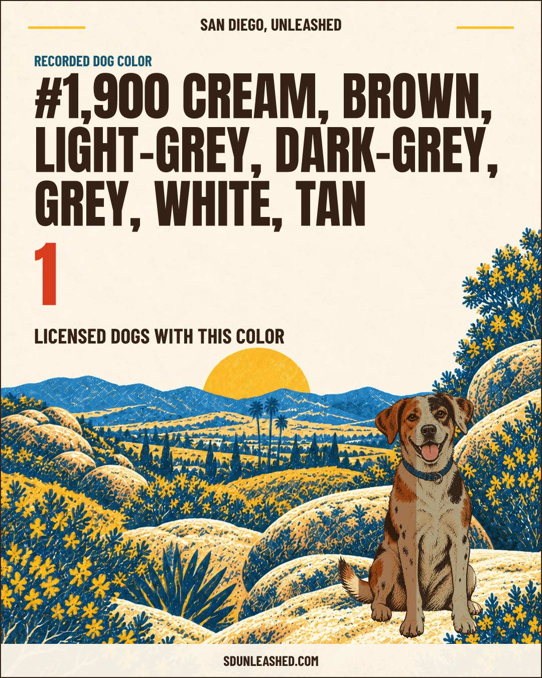 Cream, Brown, Light-grey, Dark-grey, Grey, White, Tan share card